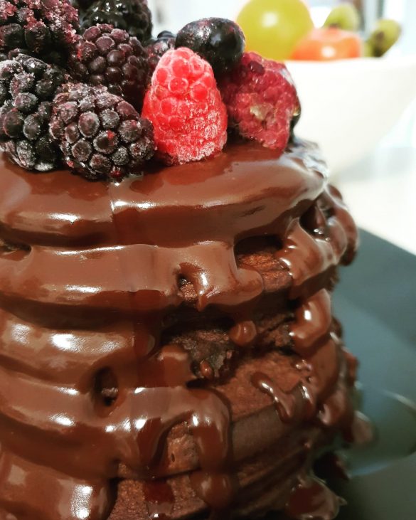 Gluten Free Chocolate Pancakes